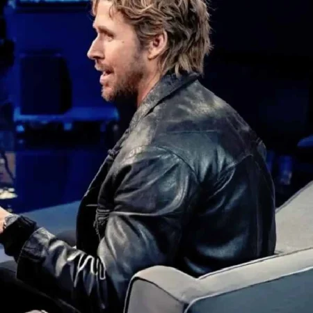 Late Night with Seth Meyers S13 Ryan Gosling Leather Jacket