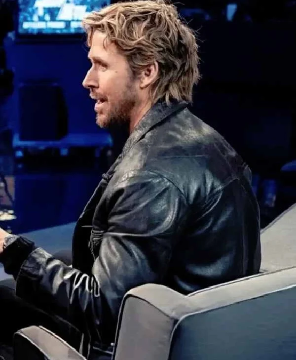 Late Night with Seth Meyers S13 Ryan Gosling Leather Jacket