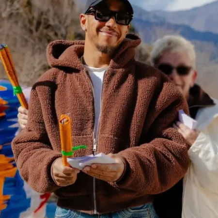 Lewis Hamilton China Sherpa Hooded Jacket