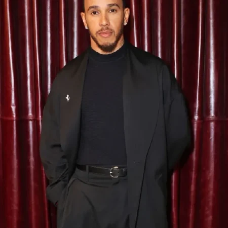 Lewis Hamilton Ferrari Style London Store Opening Event Coat