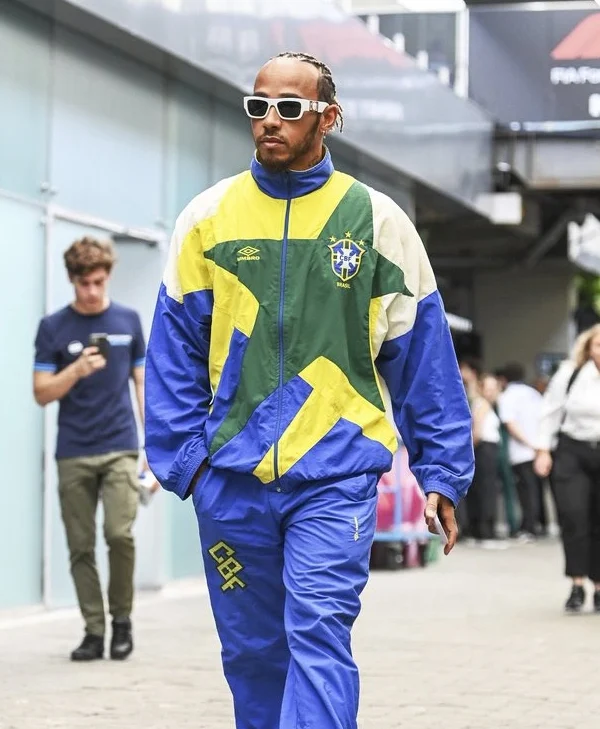 Lewis Hamilton Green Yellow Jacket