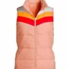 Linda Cardellini Pink Puffer Vest