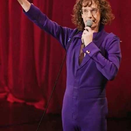 Live at the Palace Chris Fleming Purple Jumpsuit