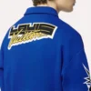 Louis Vuitton Saquon Barkley Blue Printed Half-Zip Sweatshirt Shop Now