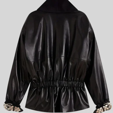 Mariah Carey Phoebe Philo Leather Jacket