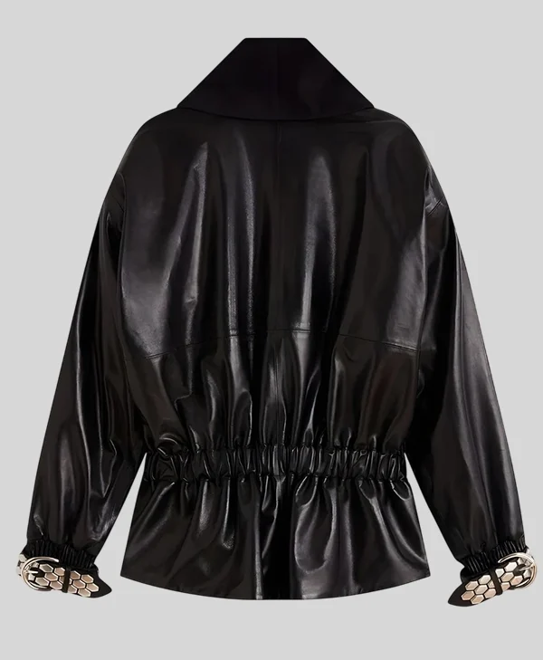 Mariah Carey Phoebe Philo Leather Jacket