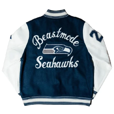 Marshawn Lynch Beastmode Seattle Legacy Varsity Jacket