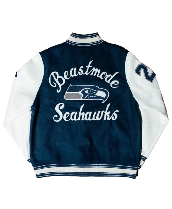 Marshawn Lynch Beastmode Seattle Legacy Varsity Jacket