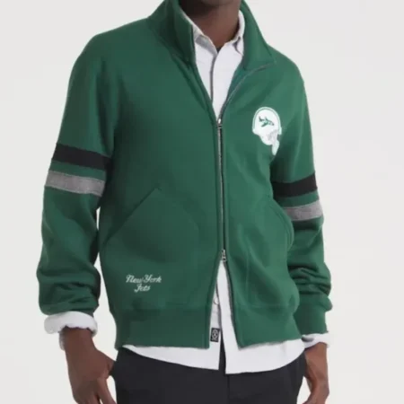 Men’s New York Jets x Todd Snyder Green Fleece Jacket