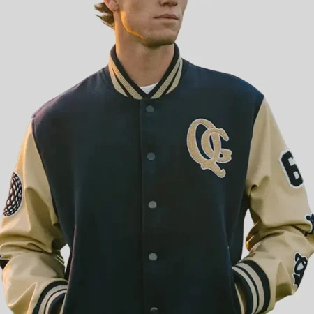 Mens Quiet Golf Varsity Jacket