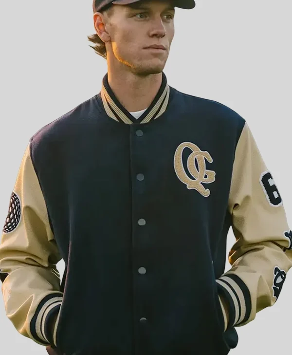 Mens Quiet Golf Varsity Jacket