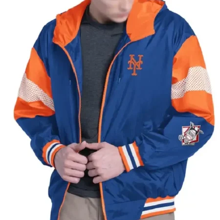 NY Mets Legacy Lightweight Hooded Jacket