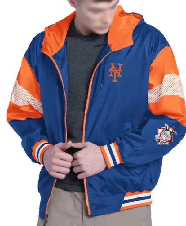 NY Mets Legacy Lightweight Hooded Jacket