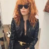 Natasha Lyonne Black Sequin Jacket