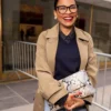 Nia Long attend Premiere Brown Trench Coat For Sale