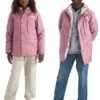 North Face Teen North Down Triclimate pink jacket