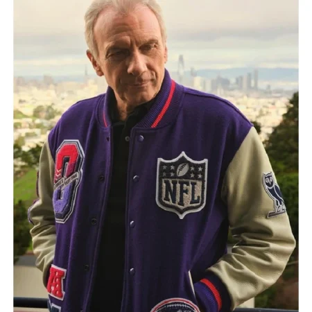 OVO x NFL Super Bowl LVIII Varsity Jacket for sale