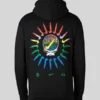 Oregon Ducks Grateful Ducks Rainbow Spiral Hoodie