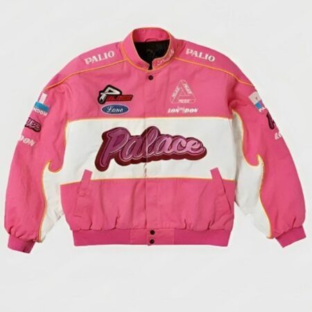 Palace Fast Pink Bomber Cotton Jacket