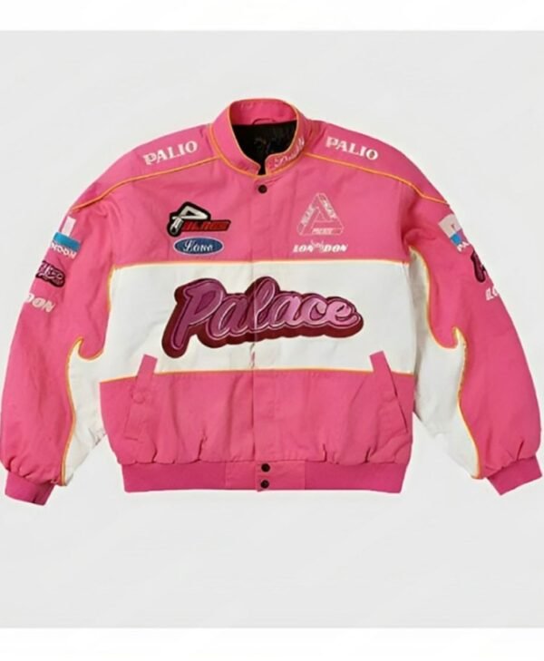 Palace Fast Pink Bomber Cotton Jacket