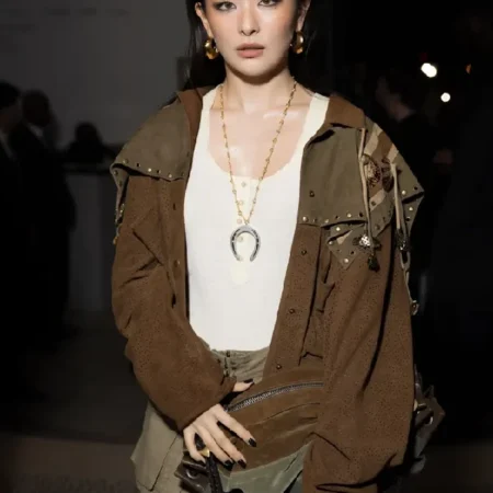 Paris Fashion Week Seulgi Brown Suede Jacket