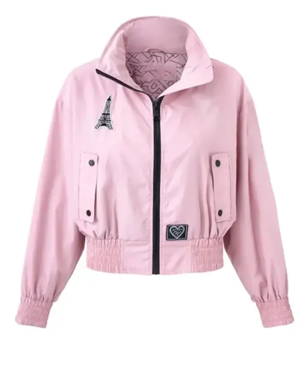 Paris Hilton Patch Bomber Jacket