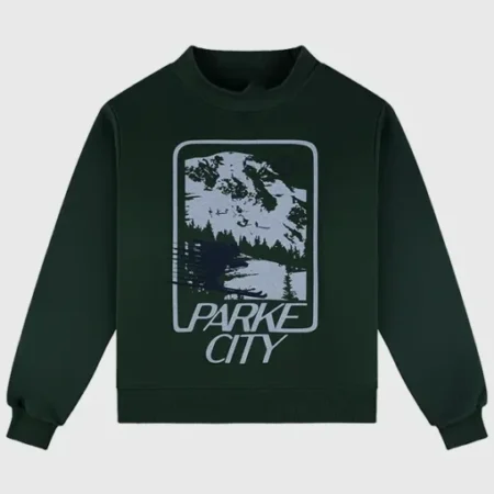 Parke Sport Graphic Mockneck Sweatshirt