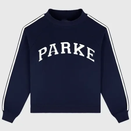 Parke Sport Stripe Mockneck Sweatshirt