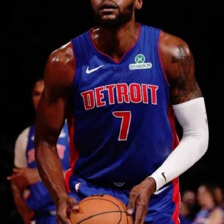 Pistons vs Knicks Paul Reed Jersey