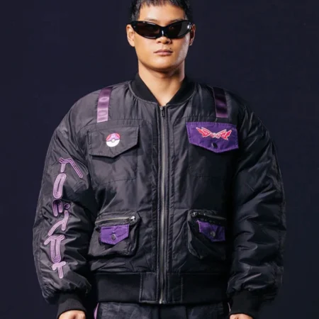 Pokémon Ball Satin Bomber Jacket