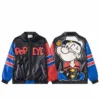 Popeye The Sailor Man Leather Jacket for sale