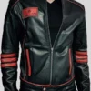Power Rangers Rpm Red Scott Truman Leather Jacket for sale