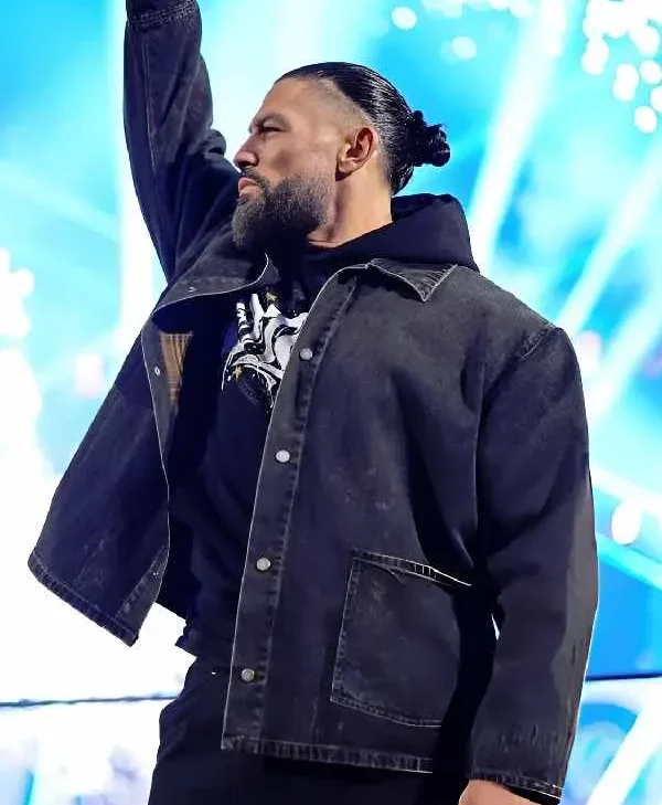 RAW 2026 Roman Reigns Denim Jacket