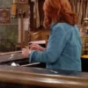 Reba McEntire Suede Trucker Jacket