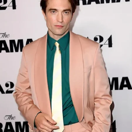 Robert Pattinson The Drama Premiere Pink Suit