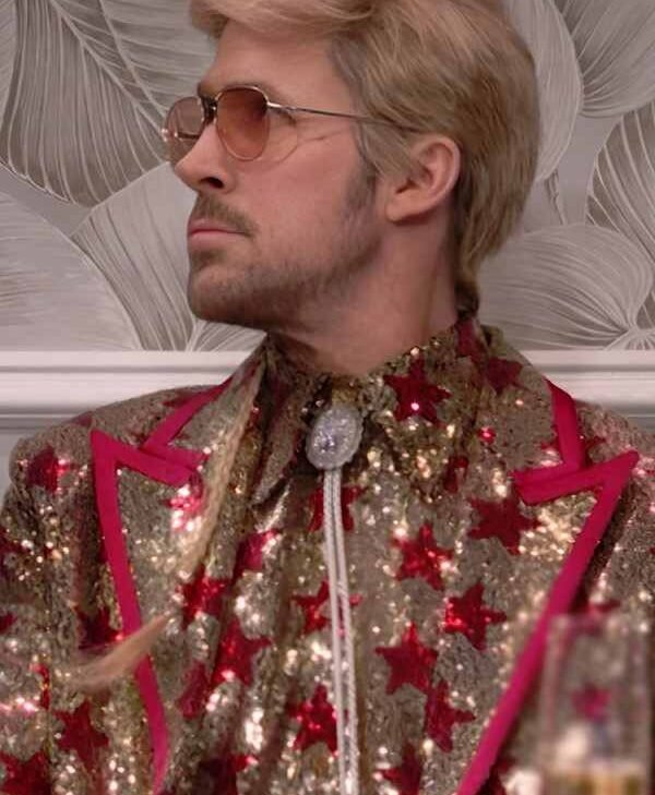 Ryan Gosling Gold Sequin Blazer