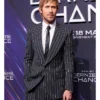 Ryan Gosling Project Hail Mary Photocall Pinstripe Blazer