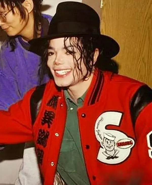 Sailors Michael Jackson Red Varsity Jacket