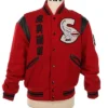 Sailors Michael Jackson Red Varsity Jacket for sale