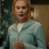 Scarpetta 2026 Nicole Kidman Blue Pleated Shirt Shop Now