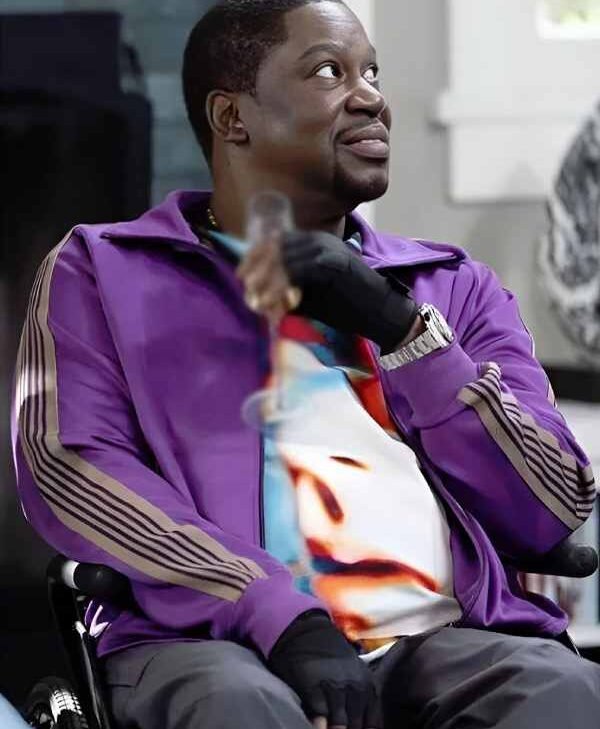 Shifting Gears S2 Daryl Mitchell Purple Track Jacket