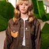 Shop Alysa Liu Louis Vuitton Fall 2026 Paris Fashion Show Denim Jacket