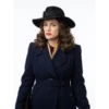 Sophie Rundle Peaky Blinders Blue Wool Coat