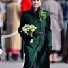 St. Patrick’s Day Kate Middleton Forest Green Coat