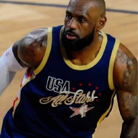 Stars vs Stripes LeBron James Jersey