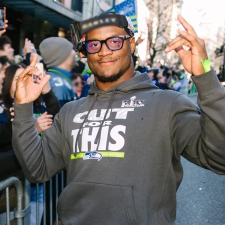 Super Bowl Victory Celebration Kenneth Walker Hoodie