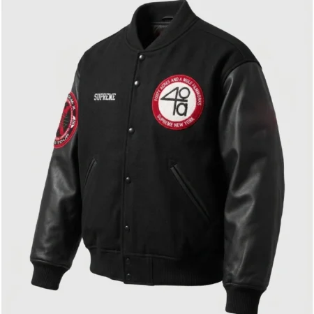 Supreme 40 Acres Malcolm X Varsity Jacket