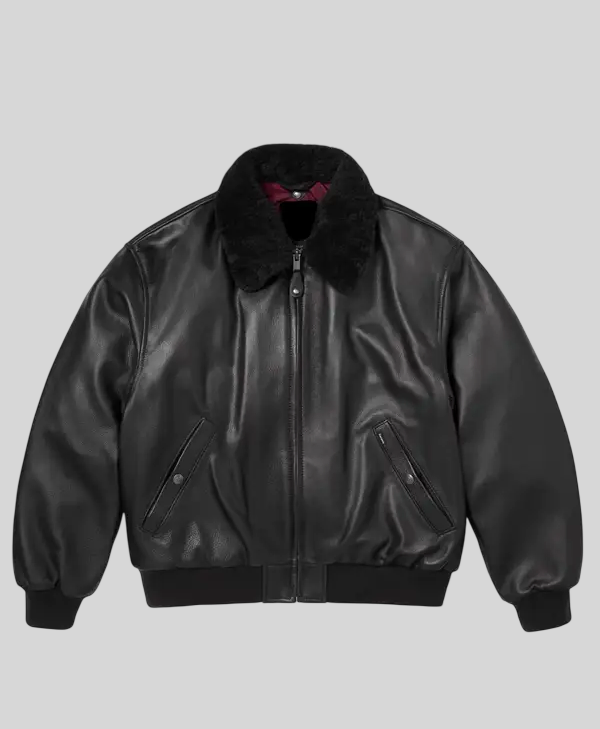 Supreme Schott Shearling Collar Bomber Jacket