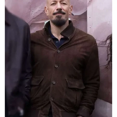 Tarik Saleh Eagles of the Republic Brown Suede Jacket