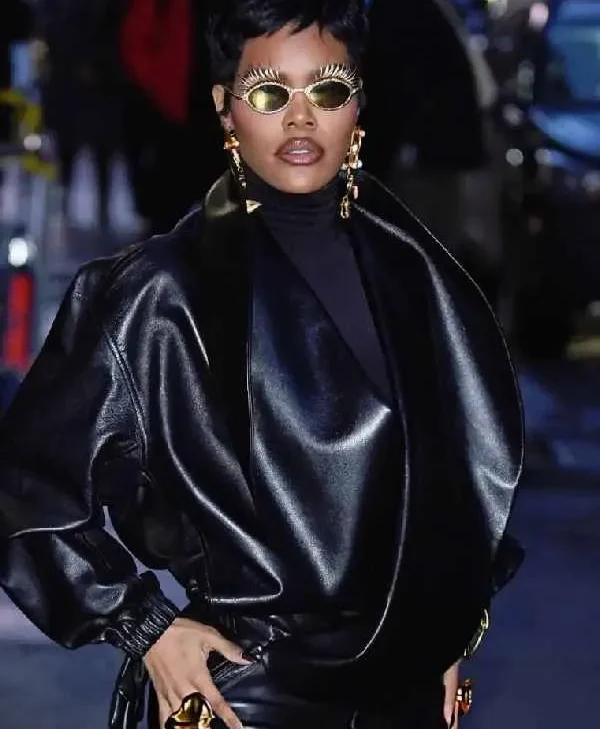 Teyana Taylor Inspired Leather Jacket